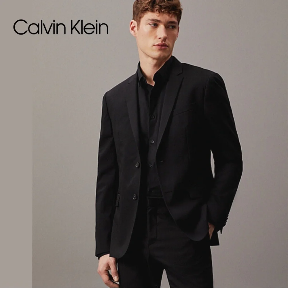 NWOT Calvin Klein Slim Stretch Wool Suit Jacket